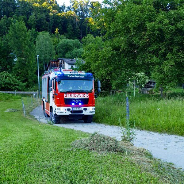 Übung PKW-Brand Unterhadermark Übung PKW-Brand Unterhadermark