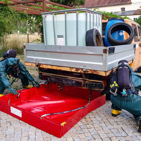 Übung mit Gefahrstoffen Übung mit Gefahrstoffen